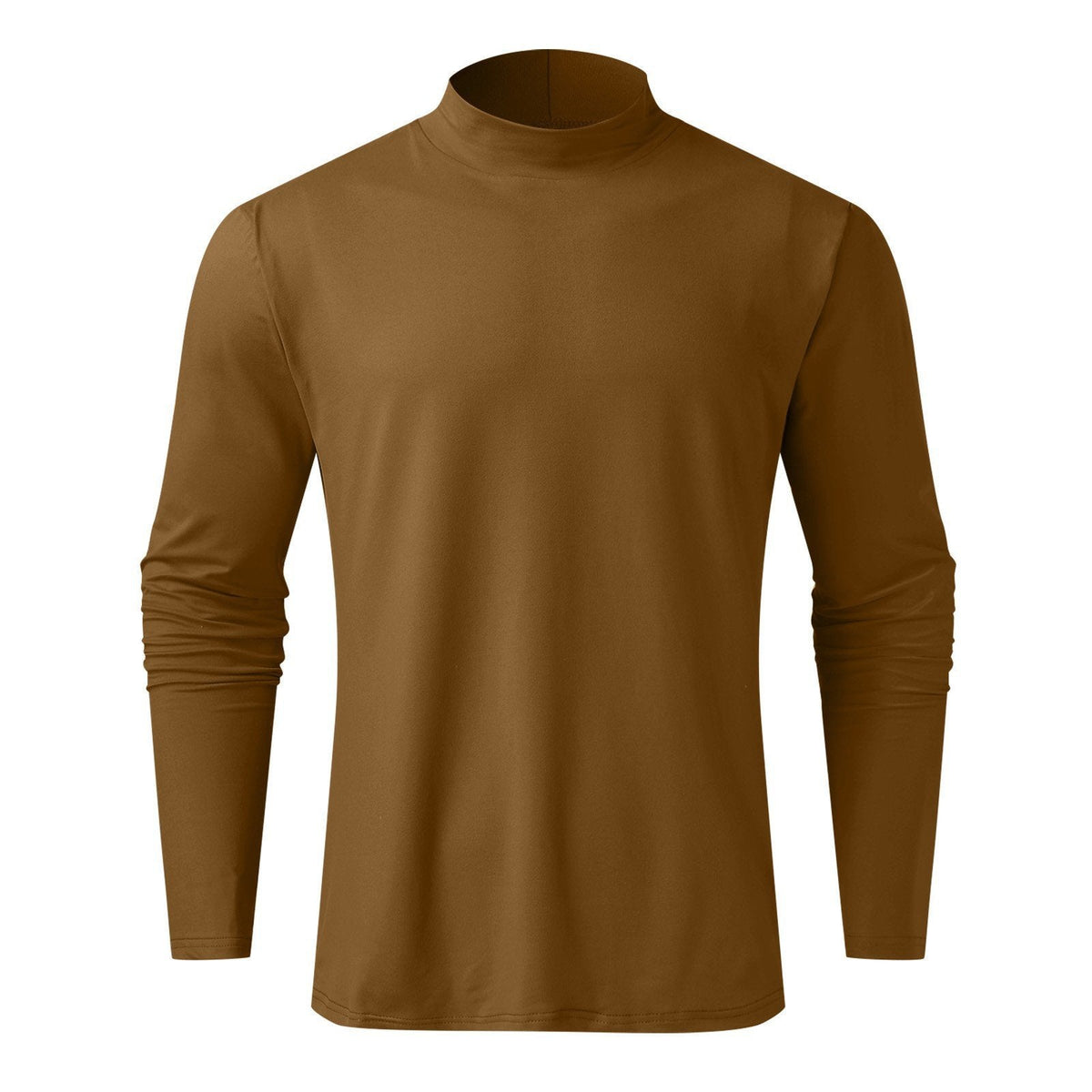 Un sous-vêtement indispensable pour l'automne et l'hiver 🔥 T-shirt slim à manches longues et col haut pour homme