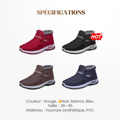 Sneakers slip-on sans lacets pour l'hiver