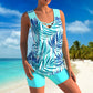 🩱OFFRE FLASH 50%🏊‍♀️Maillot de Bain 2 Pièces Sportif Femme – Décolleté Croisé, Séchage Rapide, Taille Haute, 3 Couleurs, Tailles S-5XL✨