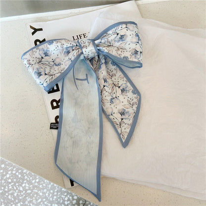 Foulard Imprimé Double Couche - Accessoire Cheveux, Cou & Sac