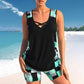 🩱OFFRE FLASH 50%🏊‍♀️Maillot de Bain 2 Pièces Sportif Femme – Décolleté Croisé, Séchage Rapide, Taille Haute, 3 Couleurs, Tailles S-5XL✨