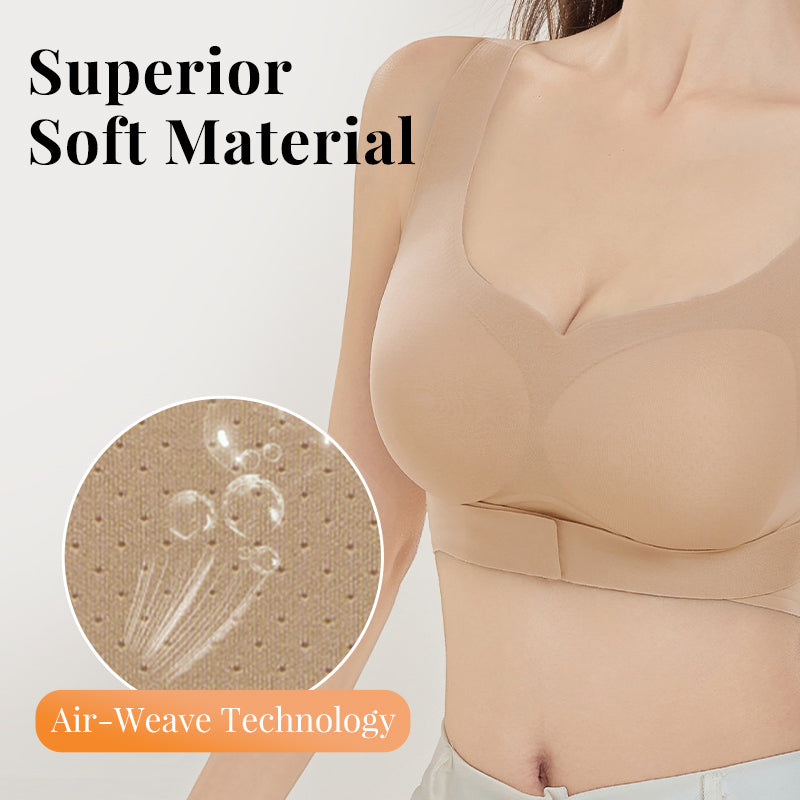 🔥Offre spéciale à durée limitée💕Soutien-gorge sans coutures confortable à fermeture avant pour femmes🎁