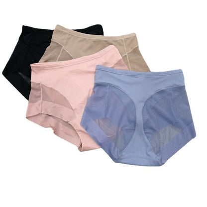 Culotte taille haute en soie glacée
