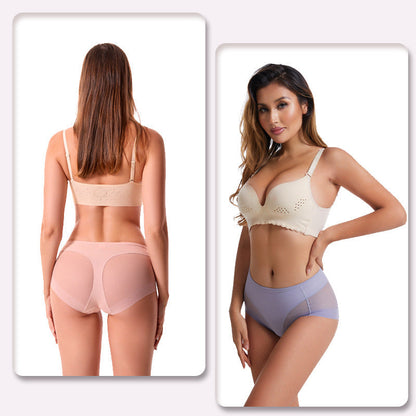 Culotte taille haute en soie glacée