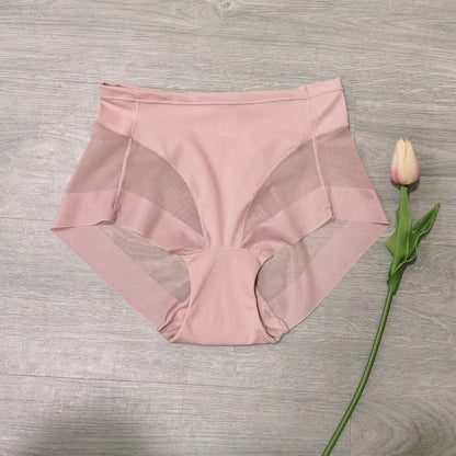 Culotte taille haute en soie glacée