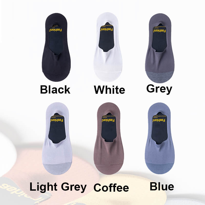 🧦 50% DE RÉDUCTION 🌬️ Chaussettes courtes en maille respirante fine – Légères, invisibles & antidérapantes – parfaites pour baskets, mocassins ou espadrilles en été 👟