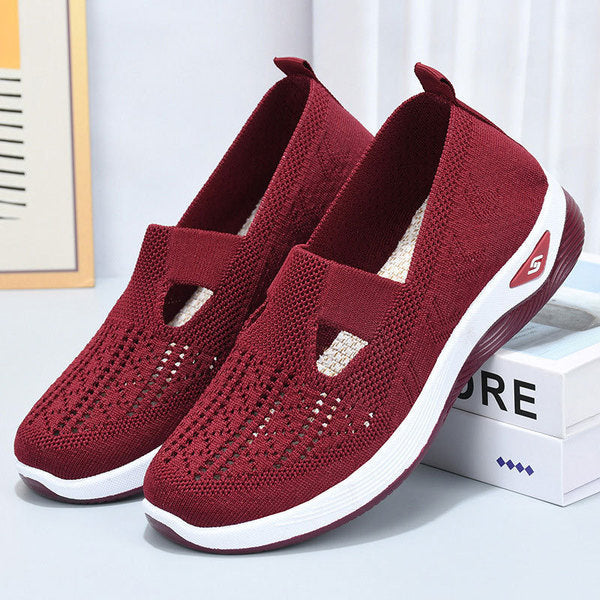 🔥Chaussures pour femmes, confortables, respirantes, antidérapantes, orthopédiques, pour les personnes d'âge moyen et les seniors