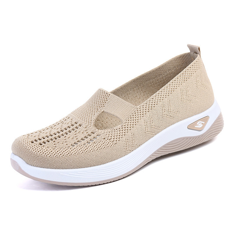 🔥Chaussures pour femmes, confortables, respirantes, antidérapantes, orthopédiques, pour les personnes d'âge moyen et les seniors