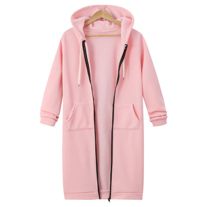 🔥Dernier jour de la promotion : 50 % de réduction🔥✨Polo à capuche en polaire avec fermeture éclair pour femmes