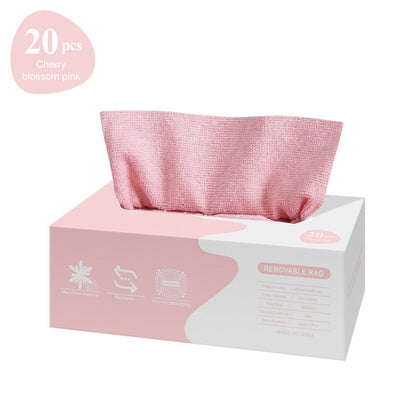 Essuie-Tout Réutilisables en Microfibre - Boîte de 20 Pièces Lavables et Écologiques