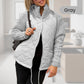🔥50% DE RÉDUCTION 🔥Doudoune Tricotée en Patchwork pour Femmes