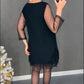 Robe de Soirée Courte Noire