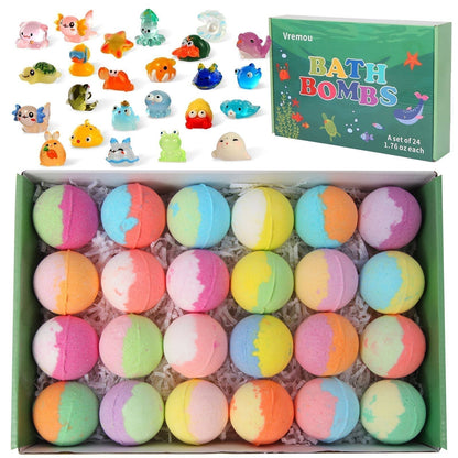 🛁 60 % DE RÉDUCTION | 🌊 Bombes de bain thème océan | 60 g x 12, pour un bain moussant et une idée cadeau amusante ✨