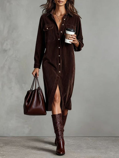 📢50% DE RÉDUCTION✨Robe chemise décontractée pour femmes