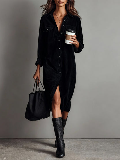 📢50% DE RÉDUCTION✨Robe chemise décontractée pour femmes