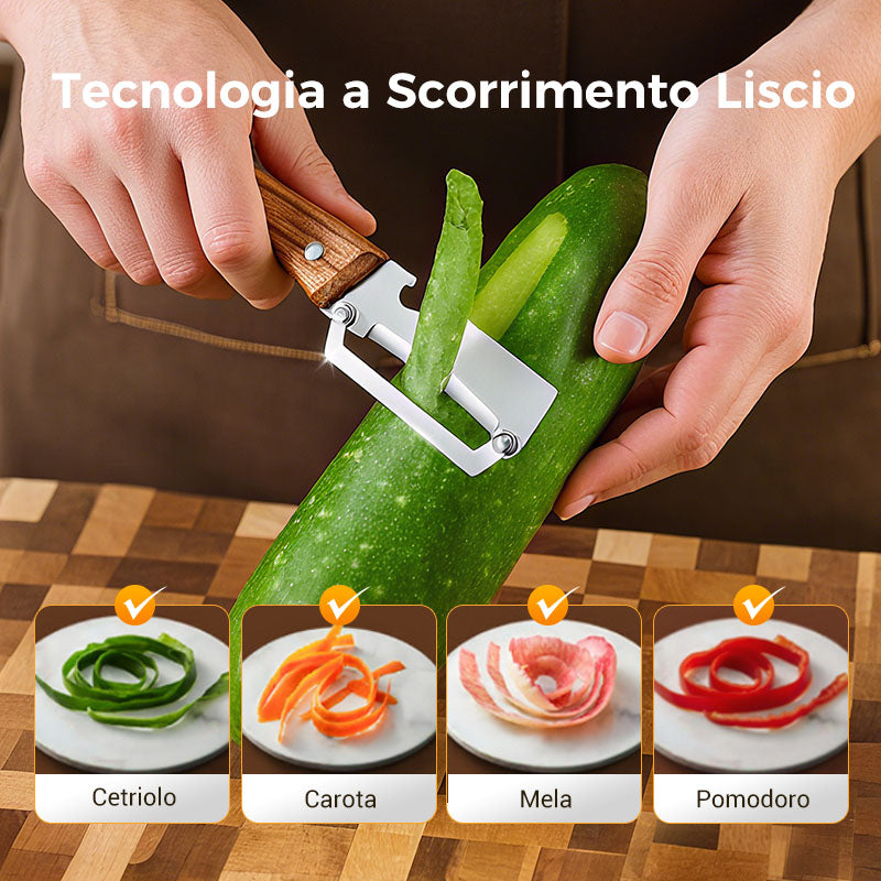 🥕 2 ACHETÉS, 1 OFFERT! 🔪 Épluche-Légumes Multifonctionnel – Lame en Acier Inoxydable, Manche Ergonomique & Idéal Pour Fruits & Légumes ✨