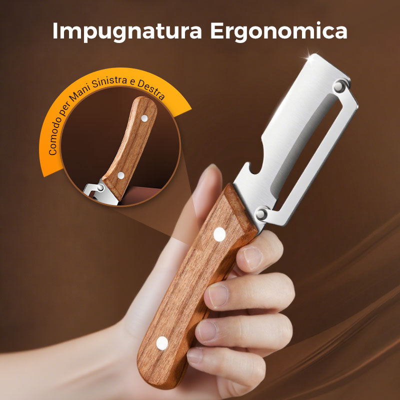 🥕 2 ACHETÉS, 1 OFFERT! 🔪 Épluche-Légumes Multifonctionnel – Lame en Acier Inoxydable, Manche Ergonomique & Idéal Pour Fruits & Légumes ✨