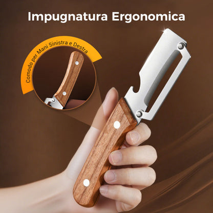 🥕 2 ACHETÉS, 1 OFFERT! 🔪 Épluche-Légumes Multifonctionnel – Lame en Acier Inoxydable, Manche Ergonomique & Idéal Pour Fruits & Légumes ✨