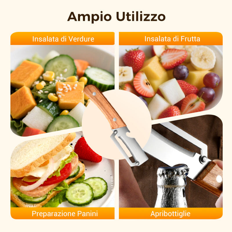 🥕 2 ACHETÉS, 1 OFFERT! 🔪 Épluche-Légumes Multifonctionnel – Lame en Acier Inoxydable, Manche Ergonomique & Idéal Pour Fruits & Légumes ✨