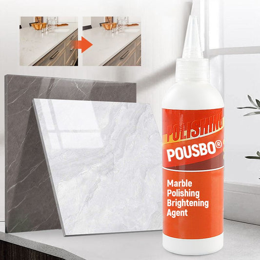 Agent Éclaircissant pour Marbre - Brillant en 1 Geste, Protection Imperméable et Cadeau Inclus