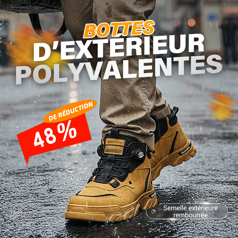 👞 60% DE RÉDUCTION ! ⛰️ Chaussures de Travail Homme – Imperméables, Antidérapantes & Confort Toute la Journée 🛡️