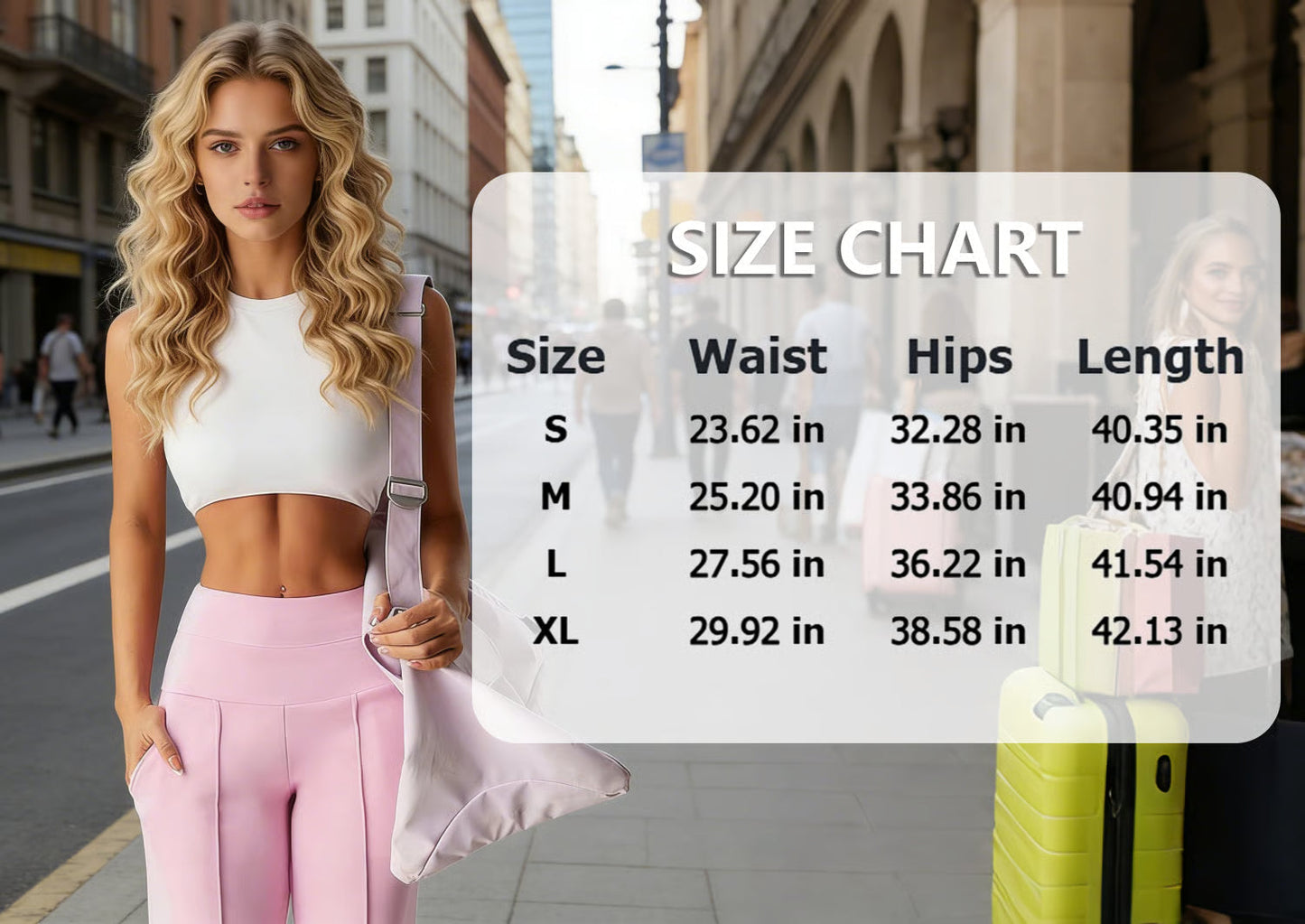 ⏰ 50% DE RÉDUCTION! 💫 Pantalon droit ample uni pour femme ❄️👖