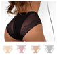 💥Achetez-en 3, obtenez-en 2 gratuitement💕Culotte sexy en maille et dentelle florale pour femme