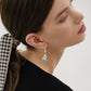 Nouvelles boucles d'oreilles en diamant en forme de cœur