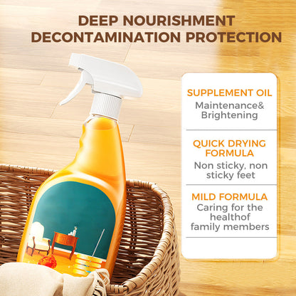 🪵 50% DE RÉDUCTION ! ✨ Spray nettoyant et lustrant efficace pour le bois – Nettoyer, nourrir & faire briller – sans traces, protège et ravive toutes les surfaces en bois 🌿