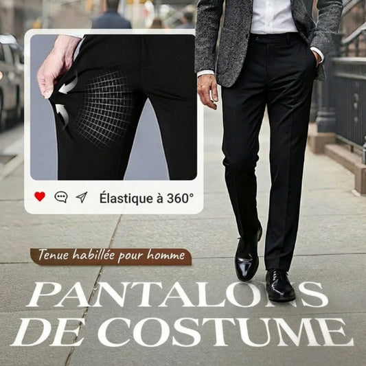【🔥Prix le plus bas du jour】Pantalon Décontracté Classique pour Homme à Haute Élasticité