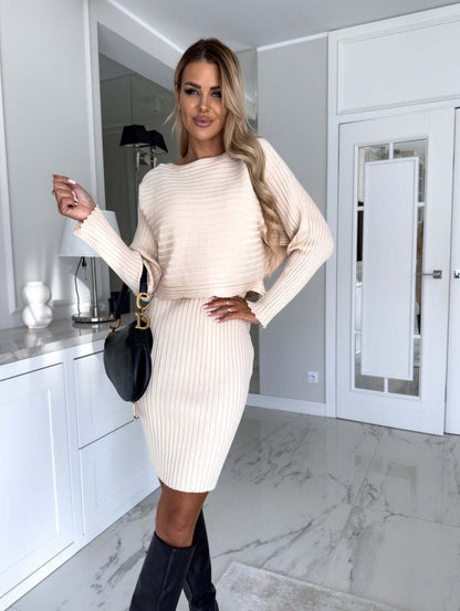 💥💥Ensemble pull en tricot et robe caraco🔥