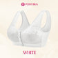 Soutien-gorge galbant sans fil confortable avec boutons sur le devant