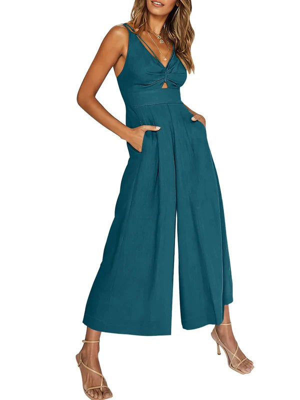 🔥Ventes chaudes🔥 Combinaisons à taille haute et découpes à col en V