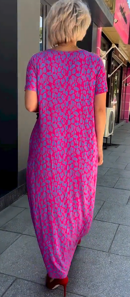 👗【M-3XL】Robe imprimée grande taille à la mode 2024 (39 % de réduction)