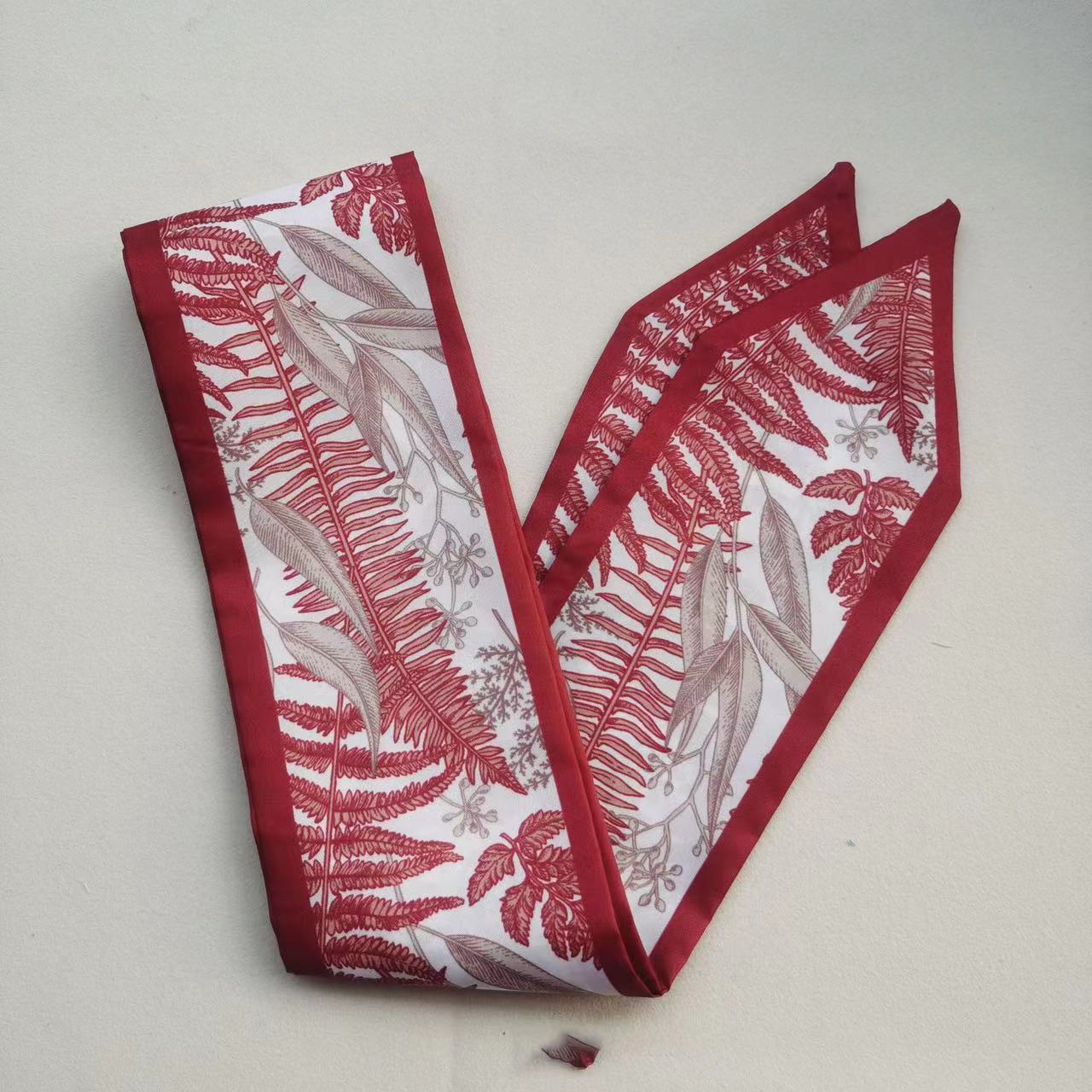 Foulard Imprimé Double Couche - Accessoire Cheveux, Cou & Sac