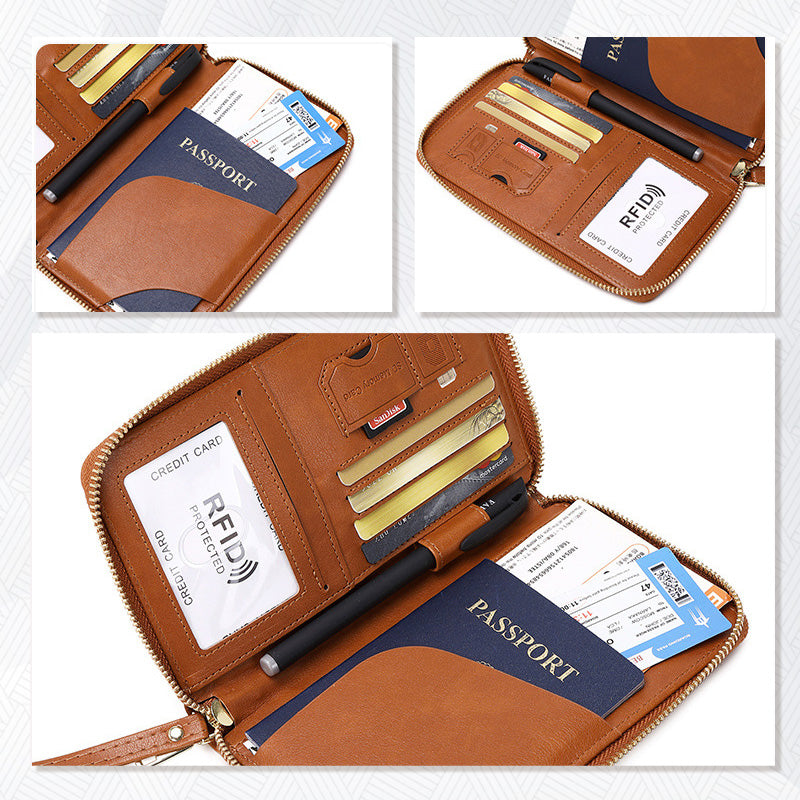 🧳Les indispensables du voyage en 2025✈️Portefeuille multifonctionnel pour passeport RFID