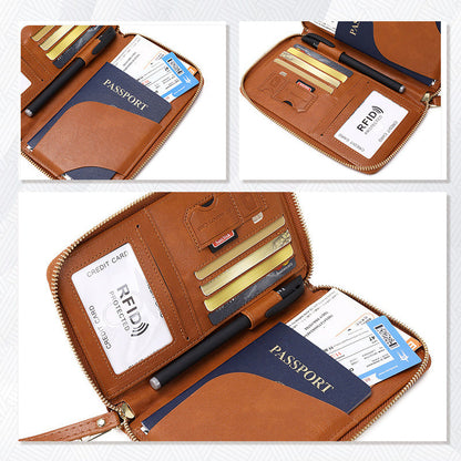 🧳Les indispensables du voyage en 2025✈️Portefeuille multifonctionnel pour passeport RFID