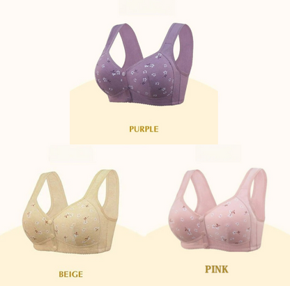 Soutien-gorge à boutons frontaux confortable et pratique