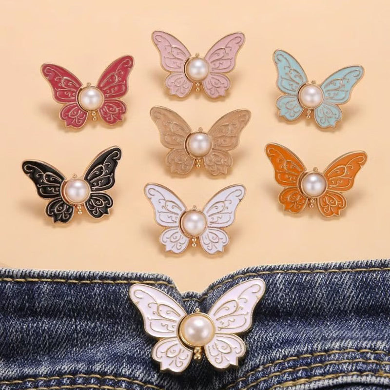 Boucle de réglage de taille papillon amovible (1 acheté, 9 offerts)