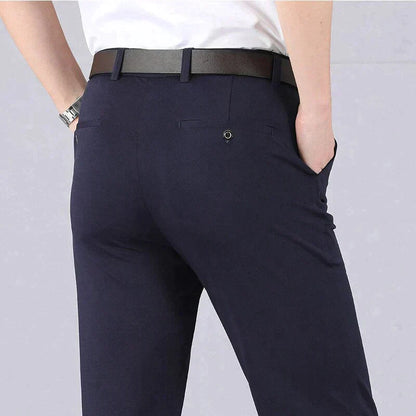 Pantalons classiques à taille haute pour homme