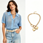 👚🧶 PROMO LIMITÉE 50% ! Chemise Boutonnée Femme Tricotée à Manches Courtes – Tissu Ajouré Respirant, 2 Poches, Coupe Légère, 2 Couleurs, Parfaite pour Superposition Estivale 🌞
