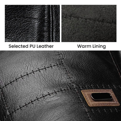 Nouveau béret en cuir à la mode