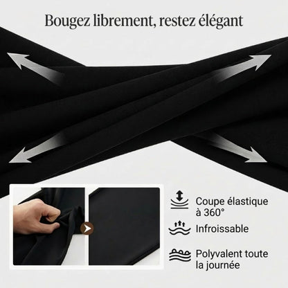 【🔥Prix le plus bas du jour】Pantalon Décontracté Classique pour Homme à Haute Élasticité