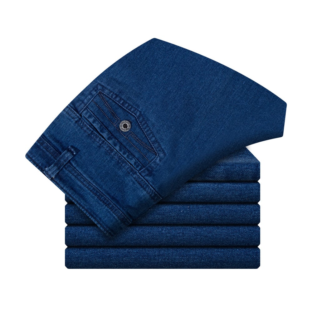 📢📢60 % de réduction !!! 🎅 Jeans taille haute à coupe droite pour hommes
