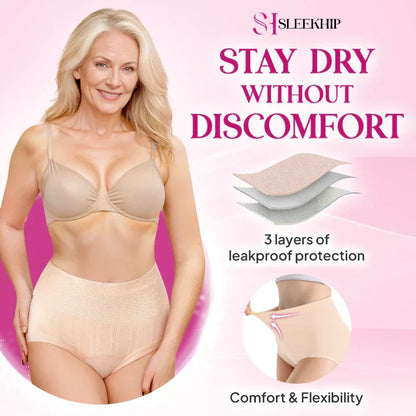 💞Culotte gainante à taille haute, anti-fuites, galbant les fesses
