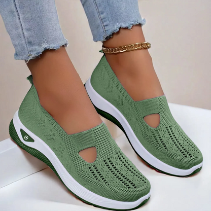🔥Chaussures pour femmes, confortables, respirantes, antidérapantes, orthopédiques, pour les personnes d'âge moyen et les seniors
