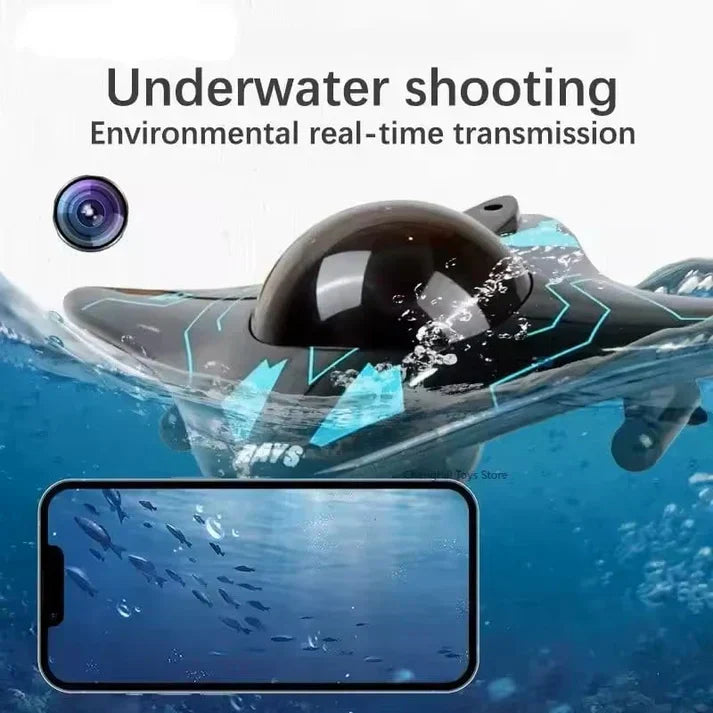Drone de surface piloté par application pour explorer les plans d'eau