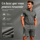 Ensemble Short et T-Shirt À Manches Courtes Décontracté pour Homme