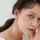 Nouvelles boucles d'oreilles en diamant en forme de cœur