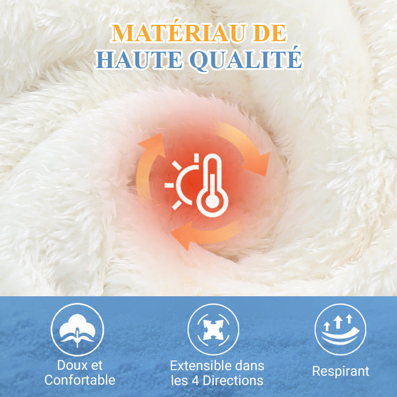 🧣 50 % de réduction immédiate ! 🔥 Sweat à capuche 3-en-1 pour femme